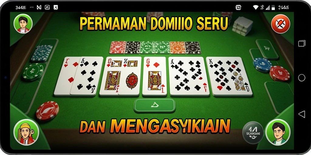 Tampilan gameplay seru dalam permainan Domino 3446.