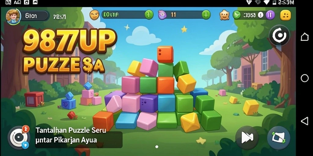 Tampilan gameplay 987UP yang menawan dan menantang.