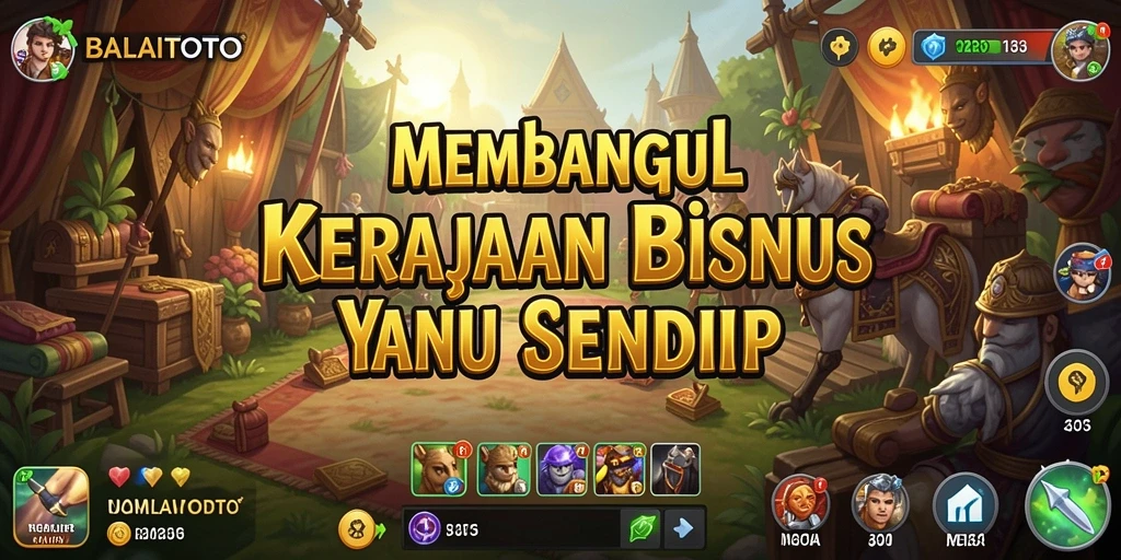 Screenshot BALAITOTO menampilkan visualisasi gameplay Tycoon yang menarik.