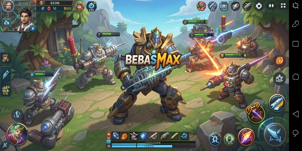 Gameplay strategis yang seru dan mendebarkan di BEBASMAX.