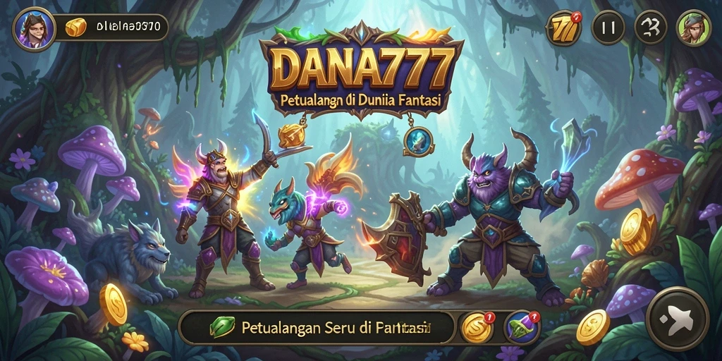 Tangkapan layar gameplay DANA777 yang menunjukkan momen petualangan seru.