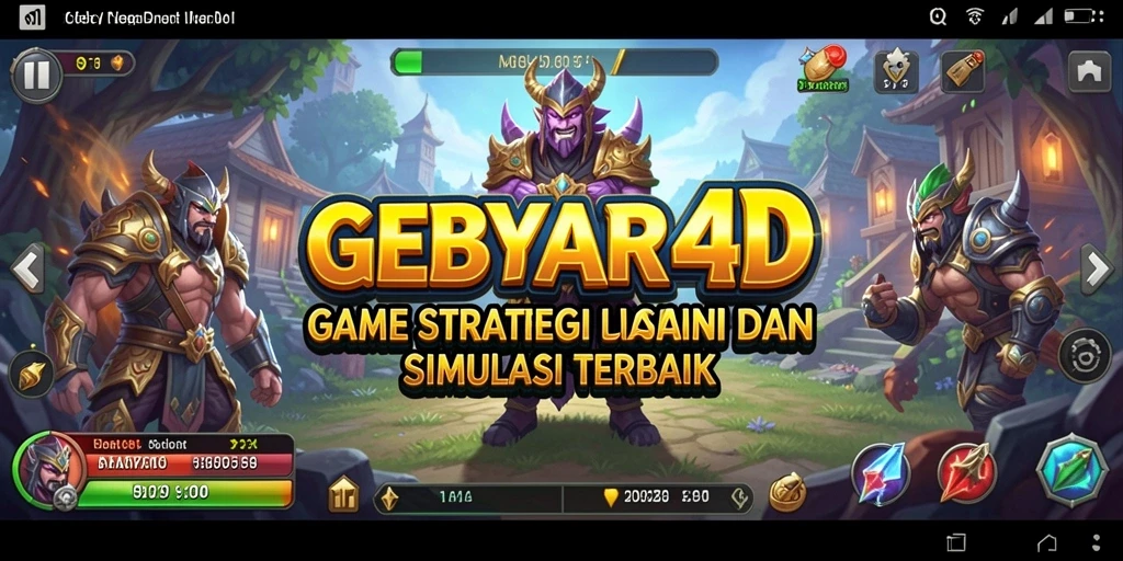 Tampilan gameplay menarik dan penuh strategi dalam GEBYAR4D.
