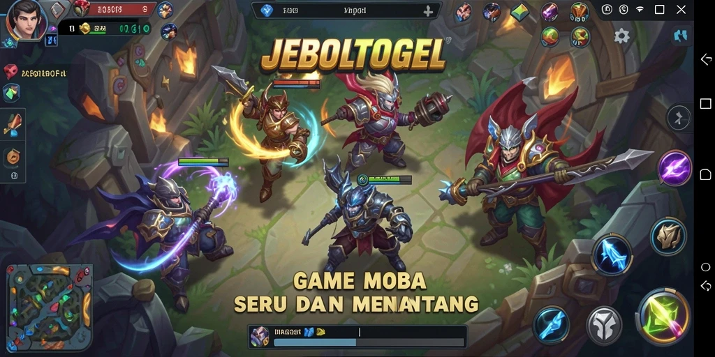 Gameplay seru JEBOLTOGEL dalam pertarungan tim yang menegangkan.