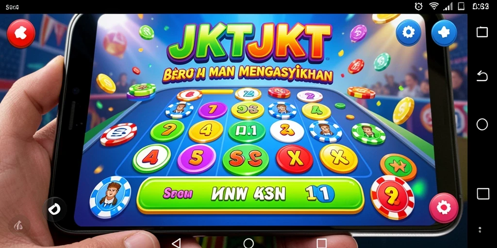 Tampilan gameplay JKTJKT yang menarik dalam permainan Bingo.