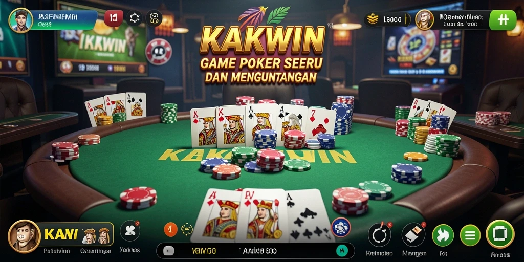 Tampilan gameplay KAKWIN yang menarik dan mendebarkan.