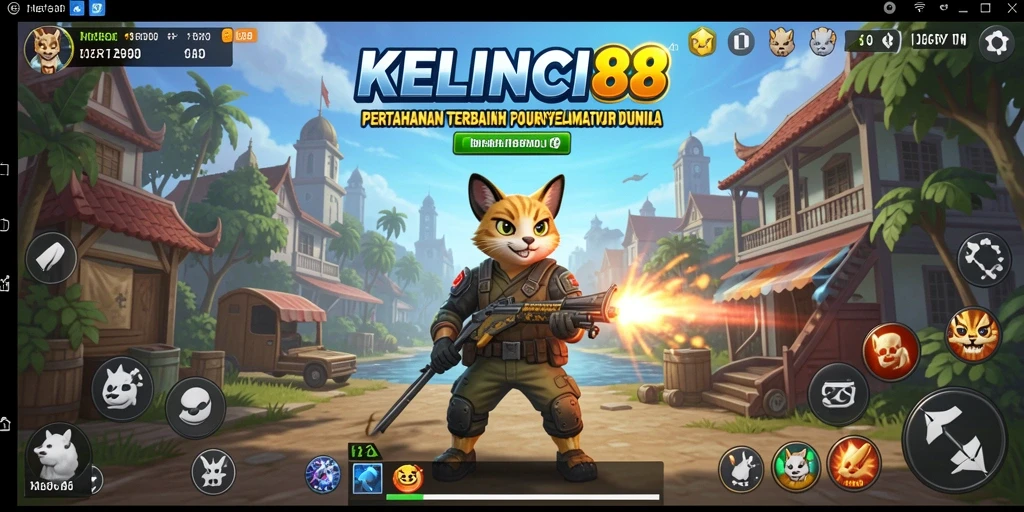 Screenshot KELINCI88 menampilkan strategis pertahanan yang seru.