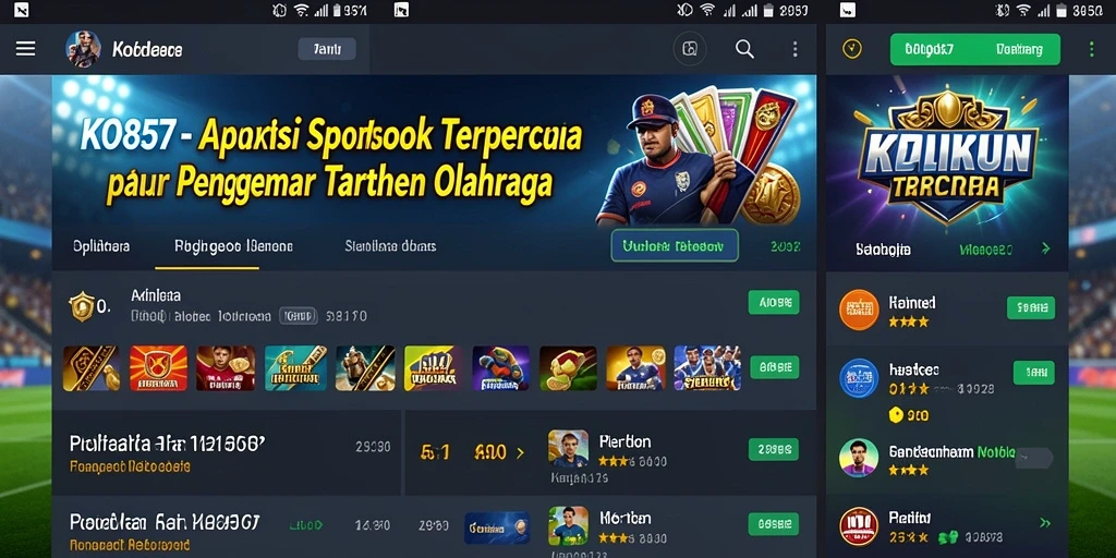 Tangkapan layar gameplay Sportsbook yang menarik dan interaktif.