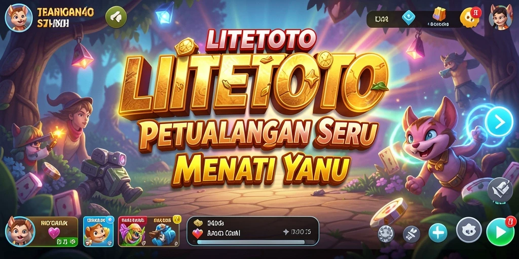 Gameplay seru LITETOTO yang menantang dan penuh warna.