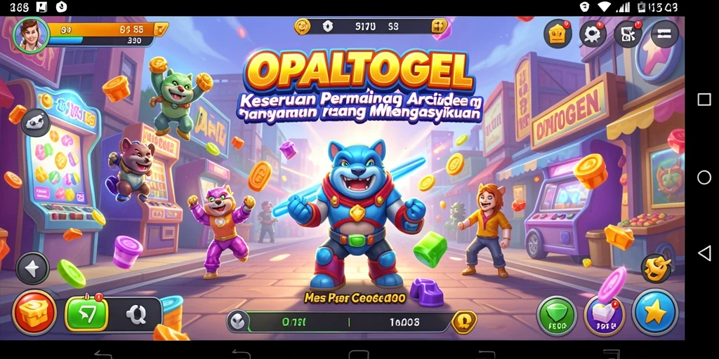 Tampilan gameplay OPALTOGEL yang seru dan penuh tantangan.