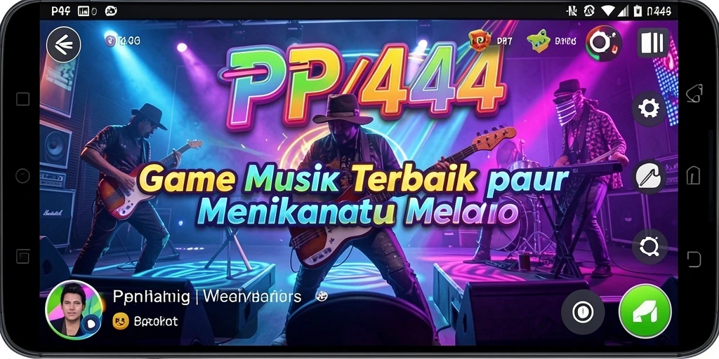 Screenshot gameplay <strong>PP444</strong> menampilkan aksi bermain musik yang seru.