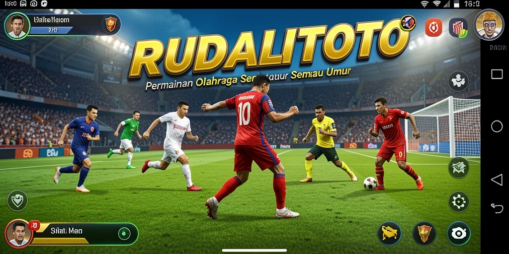 Tampilan menarik gameplay RUDALTOTO saat pemain beraksi di lapangan.