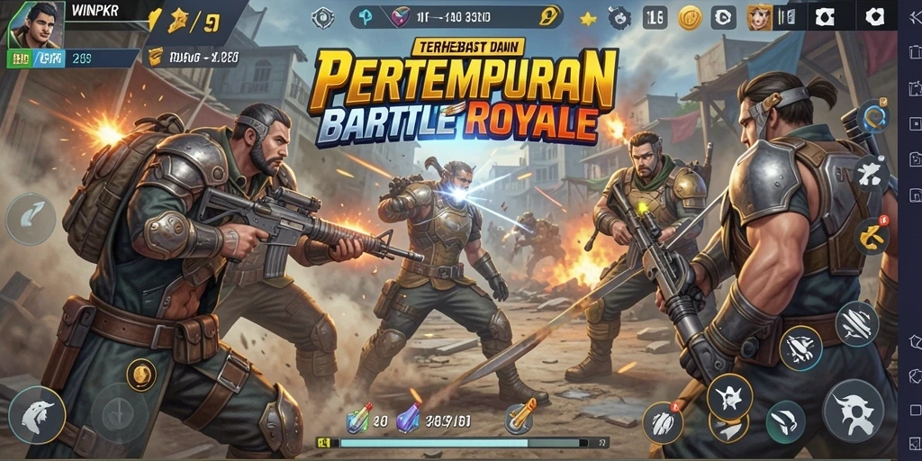 Gameplay seru dengan pertempuran intens dan strategi tim yang solid.